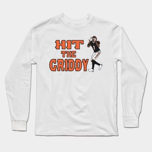 Ja'Marr Chase Hit The Griddy (Style 1) Long Sleeve T-Shirt